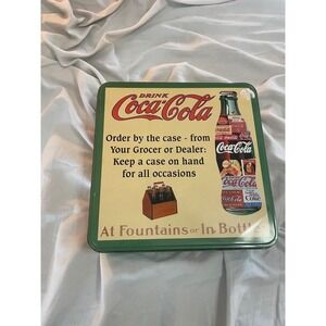 Neat Coca - Cola Puzzle in Tin Box  500 Pieces  Bottle Shape Nice Graphics